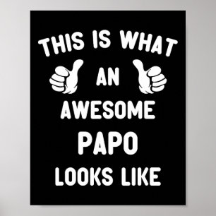 Affiche C'Est Ce Que Ressemble Un Papo Magnifique À La D D