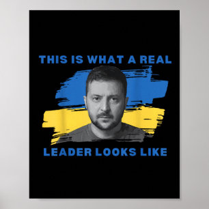 Affiche C'Est Ce Que Semble Être Un Véritable Leader Comme