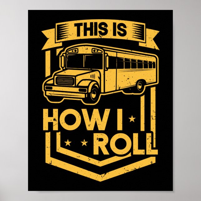 Affiche C'Est Comme Ça Que J'Apprécie Le Conducteur De Bus (Devant)