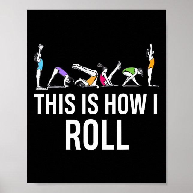 Affiche C'est comme ça que je roule Funny Cheerleading Gym (Devant)