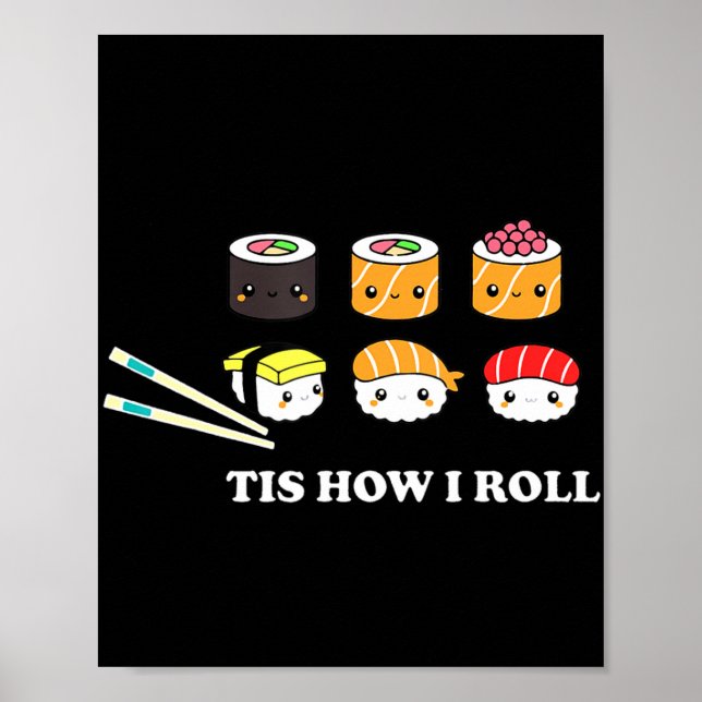 Affiche C'est comme ça que je roule Shushi Sushi Happy Ani (Devant)