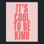 Affiche C'est Cool d'être rose et rouge<br><div class="desc">C'est Cool d'être rose et rouge</div>