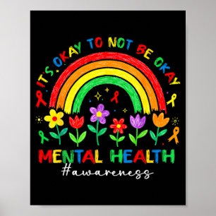 Affiche C'est correct de ne pas être arc-en-ciel de sensib