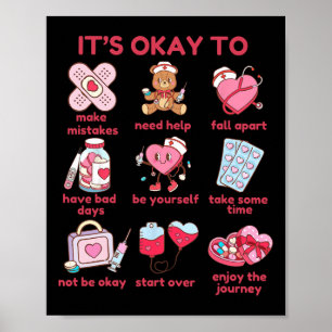Affiche C'est correct de ne pas valentiner les problèmes d