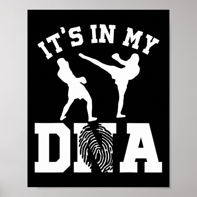 Affiche C'est Dans Mes Cadeaux De Kickboxing Adn  (Devant)