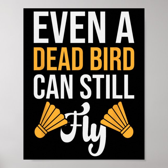 Affiche C'est dans mon Dna Dminton Shuttle Racket Dminton  (Devant)