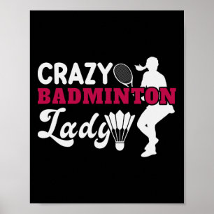 Affiche C'est dans mon Dna Dminton Shuttle Racket Dminton