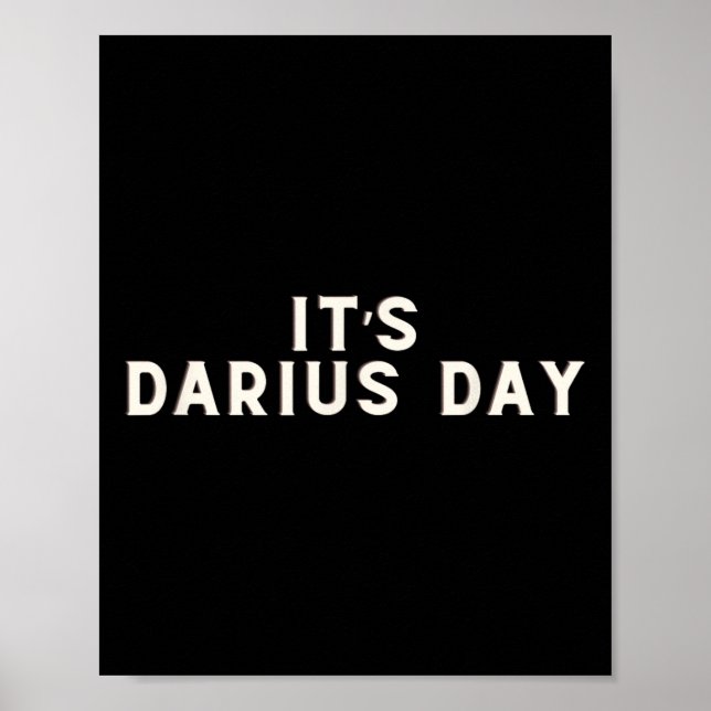 Affiche C'est Darius Day Funny Meme 1 (Devant)