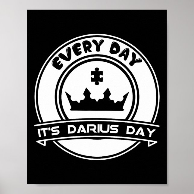 Affiche C'est Darius Day Funny Meme - Celebrate Love (Devant)