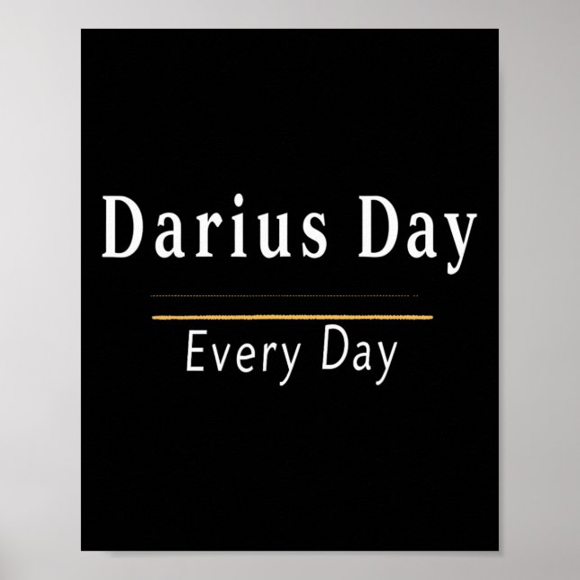 Affiche C'est Darius Day Funny Meme - Celebrate Love1 (Devant)