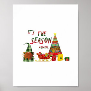 Affiche C'est de nouveau la saison Noël Gnome