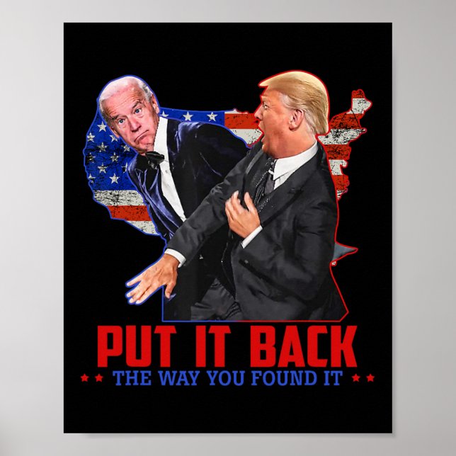 Affiche C'Est De Retour Comme Vous L'Avez Trouvé Drôle Tru (Devant)