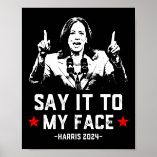 Affiche C'Est Drôle Pour Moi De Voter Kamala Harris Pour P
