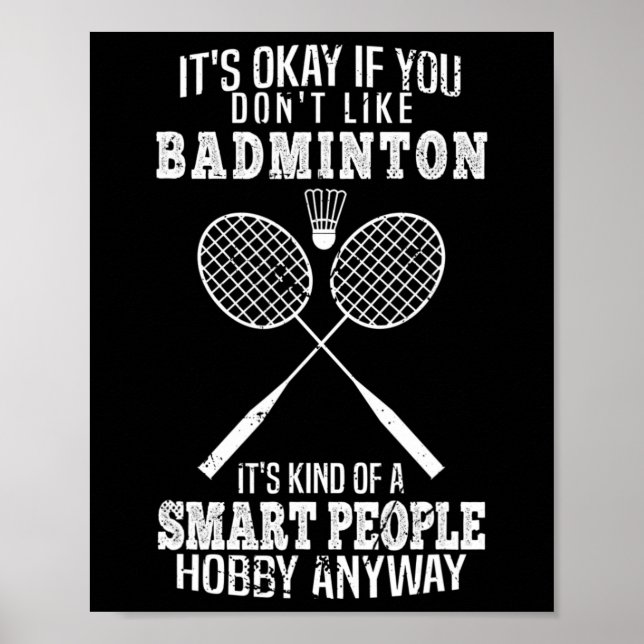 Affiche C'est drôle si vous n'aimez pas Dminton (Devant)