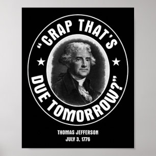 Affiche C'est dû demain T Shirt