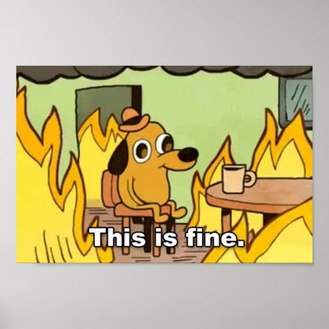 Affiche C'est fini (Devant)