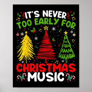 Affiche C'est Jamais Trop Tôt Pour La Musique De L'Arbre D