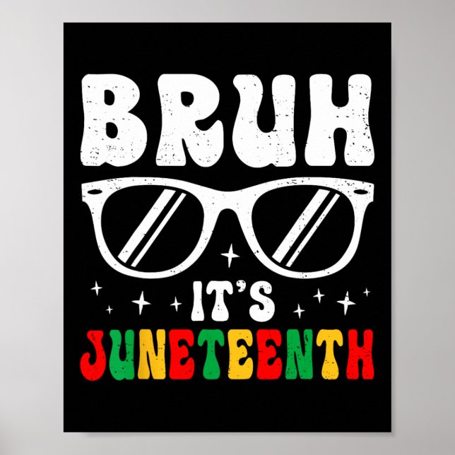 Affiche C'est Juneteenth les gars les filles les enfants L (Devant)