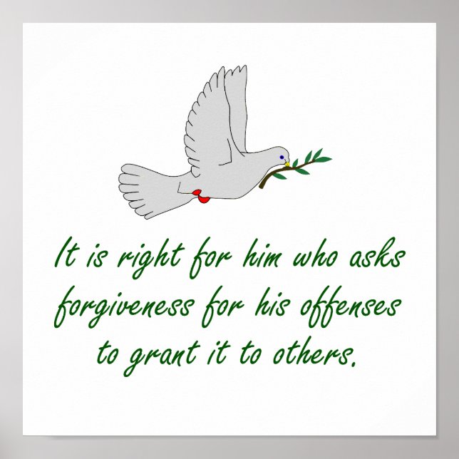 Affiche C'Est Juste Pour Celui Qui Demande Le Pardon - Par (Devant)