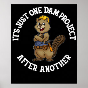 Affiche C'est juste un projet de barrage après un autre br