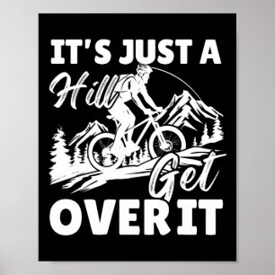Affiche C'est juste une colline à surmonter Vintage Biki d