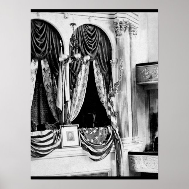 Affiche C'est la boîte privée dans Ford's Theatre, Washing (Devant)