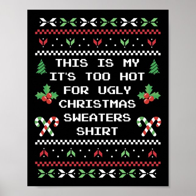 Affiche C'est la mienne, il fait trop chaud pour les pulls (Devant)