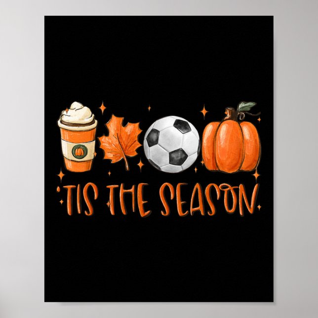 Affiche C'Est La Saison Automne Dernier Citrouille Spice S (Devant)