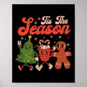 Affiche C'est la saison Biscuit pain d'épice en forme de s