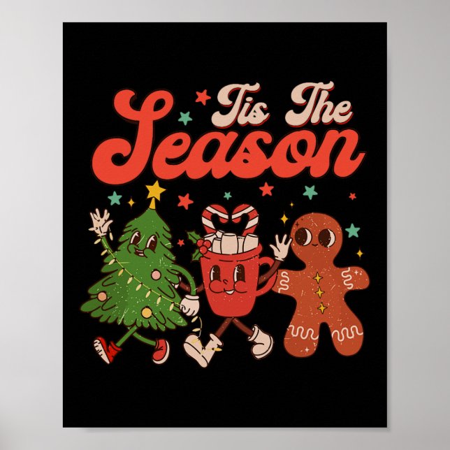 Affiche C'est la saison Biscuit pain d'épice en forme de s (Devant)