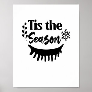 Affiche C'est la saison classique esthétique décontracté
