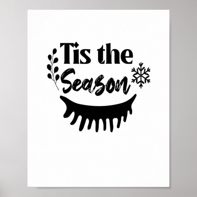 Affiche C'est la saison classique esthétique décontracté (Devant)