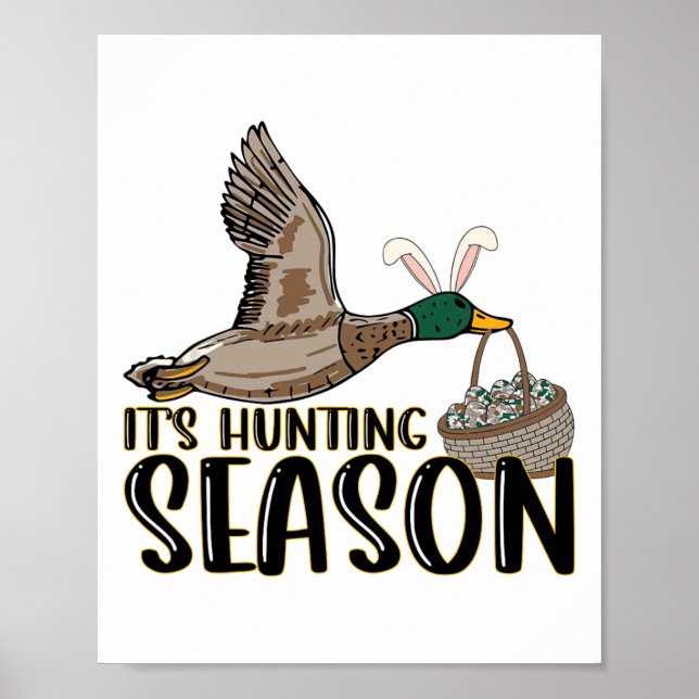 Affiche C'est la saison de chasse Fête de Pâques (Devant)