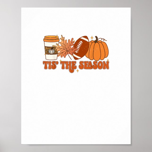 Affiche C'est la saison de la feuille de citrouille de foo (Devant)