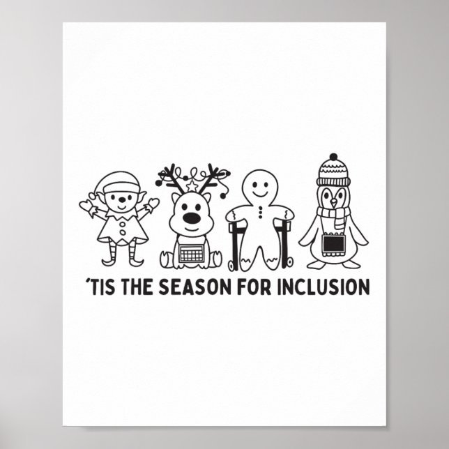 Affiche C'est la saison de l'inclusion pour les ergothérap (Devant)