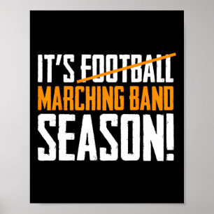 Affiche C'est la saison des fanfares, pas du football