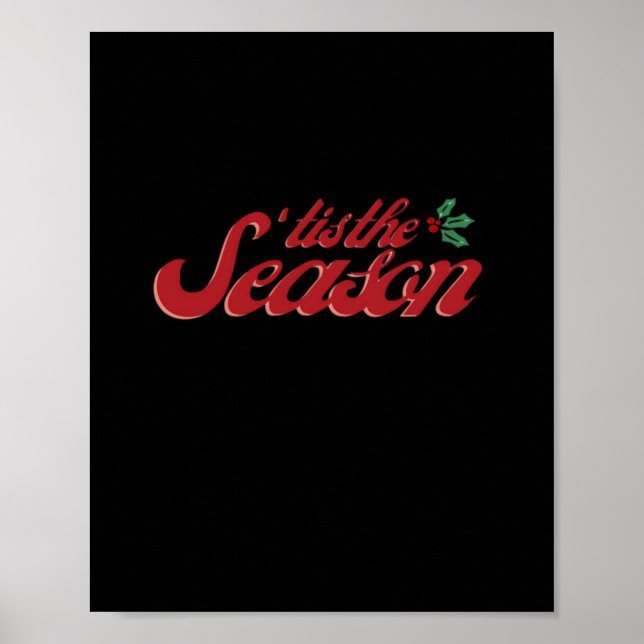 Affiche C'est la saison : design classique et basique (Devant)
