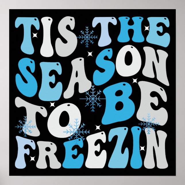 Affiche C'est la saison d'être glacé et cozy en hiver  (Devant)
