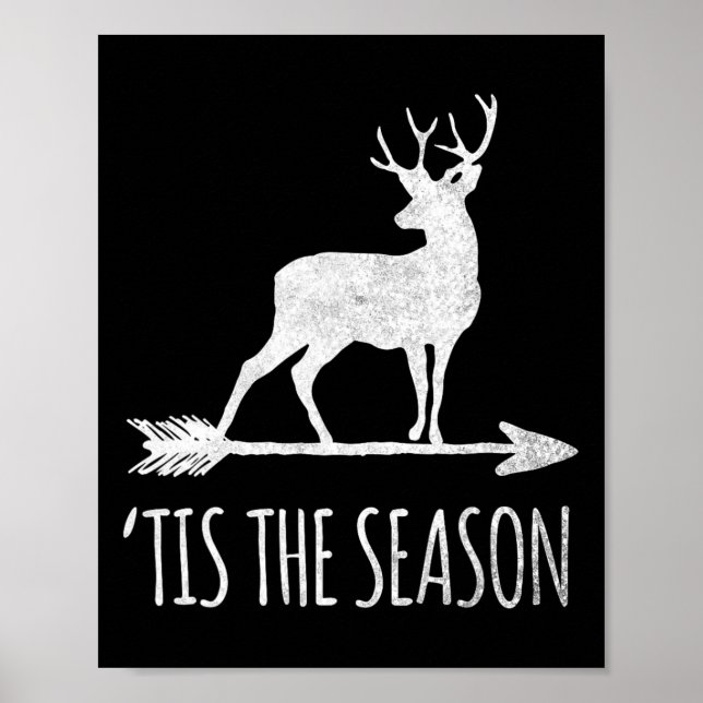 Affiche C'Est La Saison Drôle Chasse De Bow De Cerfs (Devant)