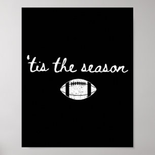Affiche C'est la saison Football Maman Jour de match Touch