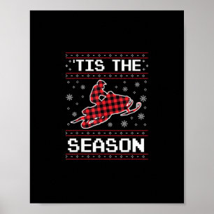 Affiche C'est la saison Football Pumpkin Automne Thanksgiv
