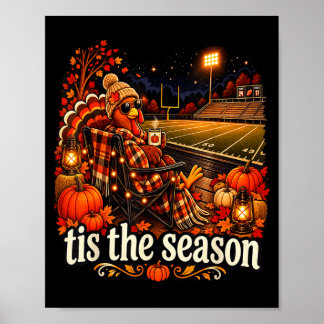Affiche C'est la saison jour de match du stade de football
