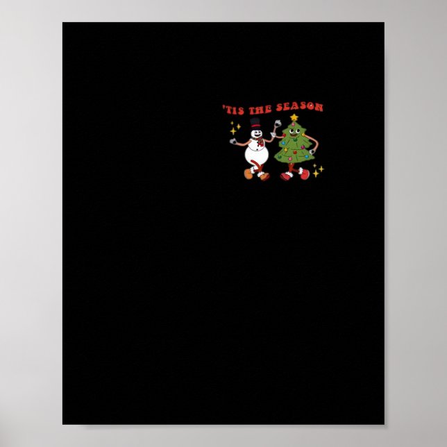 Affiche C'est la saison Pals de sapin de Noël Classique Te (Devant)