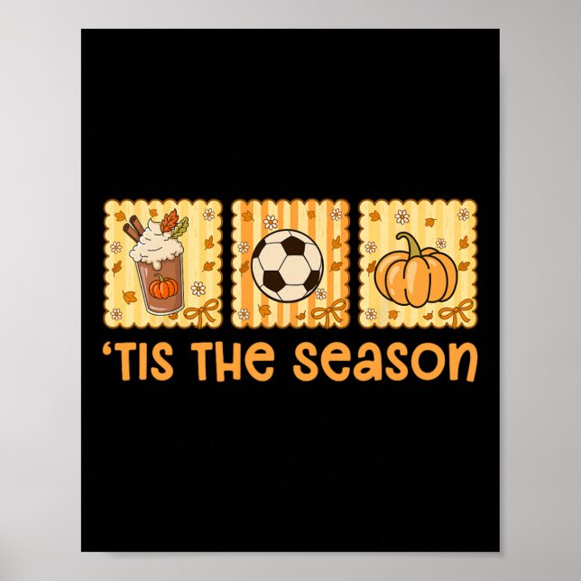 Affiche C'est la saison Saison d'automne Épice de citrouil (Devant)