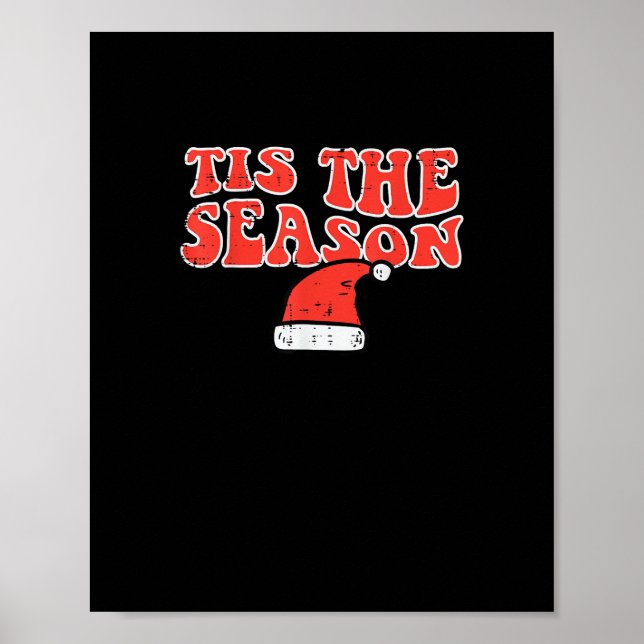 Affiche C'est la saison squelette citrouille Halloween (Devant)