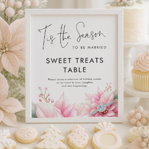 Affiche C'est la saison Table de friandises pour la fête d