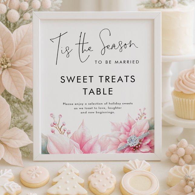 Affiche C'est la saison Table de friandises pour la fête d (Créateur téléchargé)