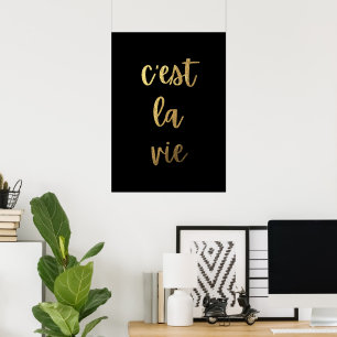 Affiche C'est la vie