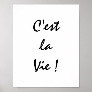 Affiche C'est La Vie !