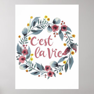 Affiche C'est La Vie French